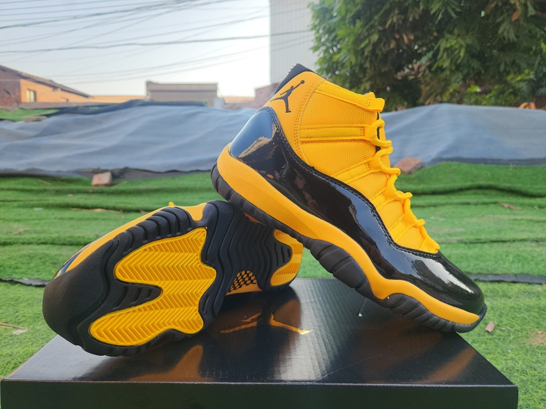 AJ 11 black and yellow New Arrivals