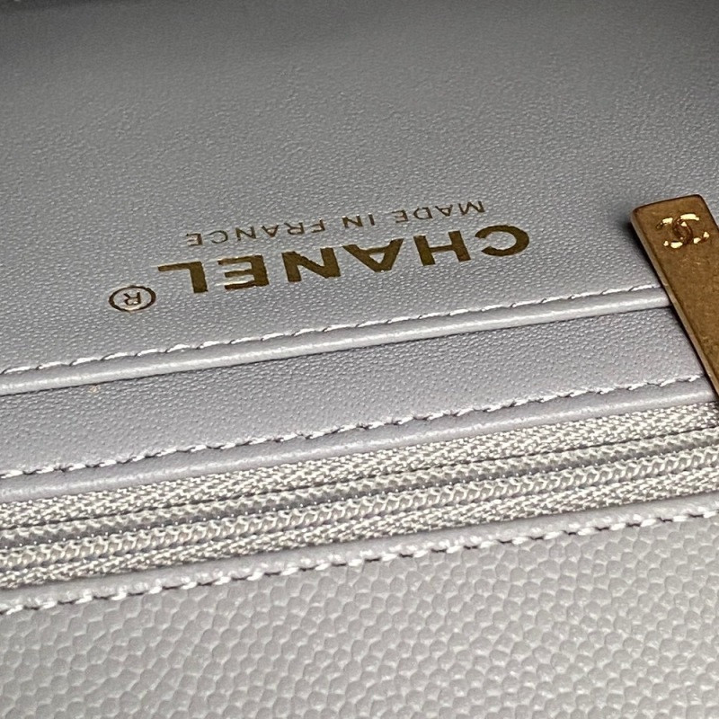 Ch**el - mini rectangular top handle classic flap bag