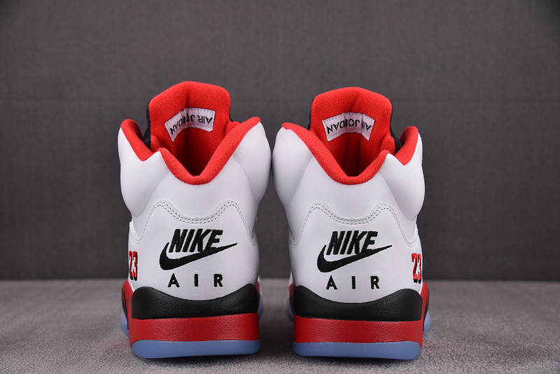 Air Jordan 5 Fire Red Black Tongue 2025 HQ7978-101