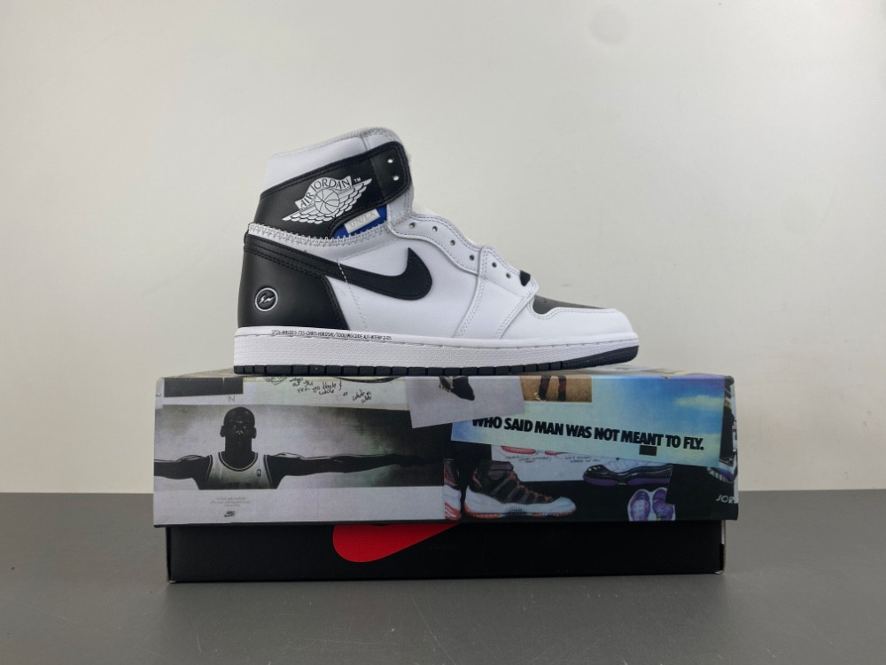 Union Fragment Air Jordan 1 White Black II7282-100