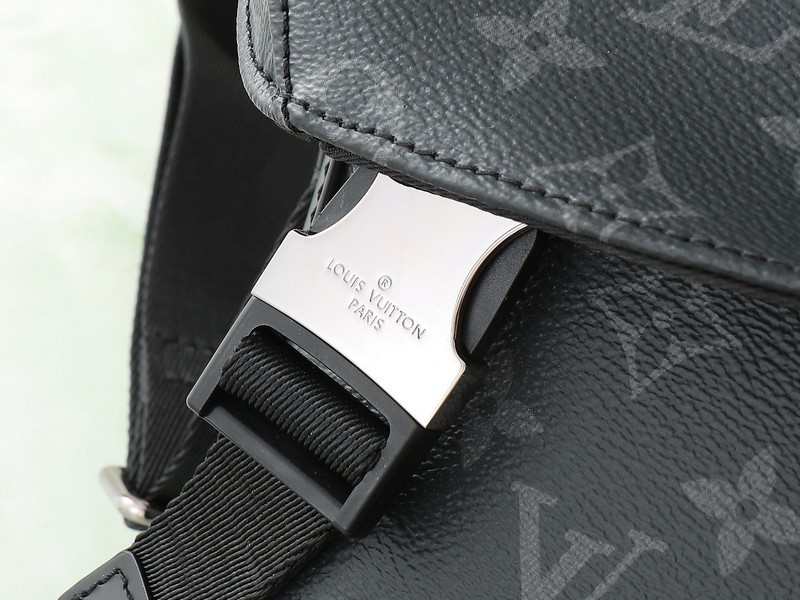 Louis Vuitton Messenger Voyager Monogram Eclipse PM Black