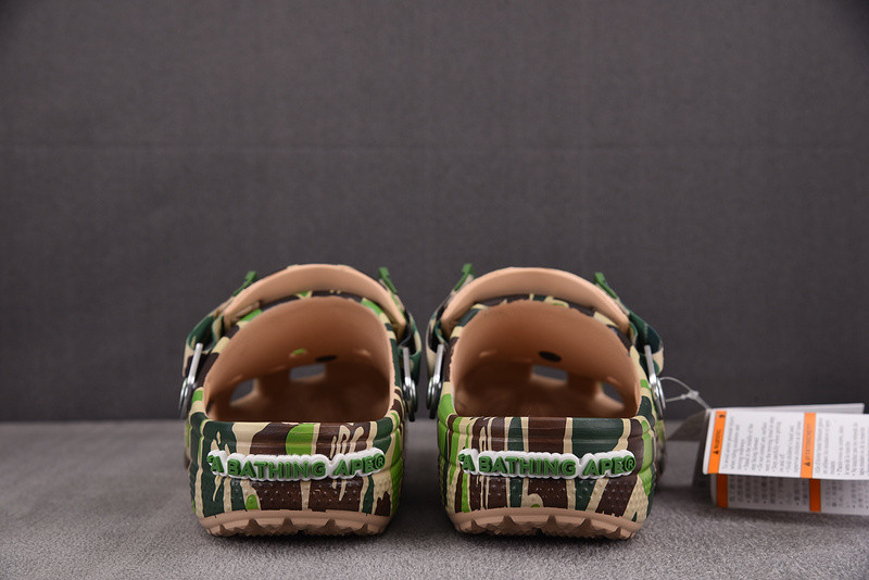Crocs Classic Clog A Bathing Ape ABC Camo Green