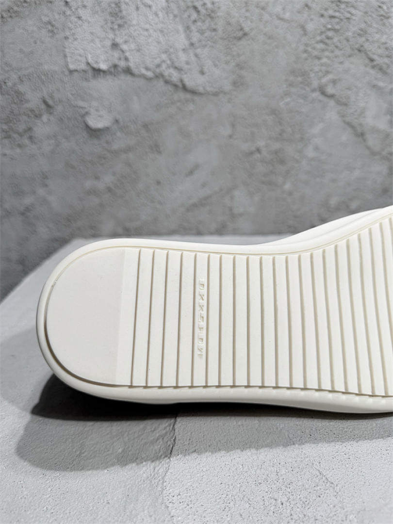 R*ck O*ens Leather Sneakers