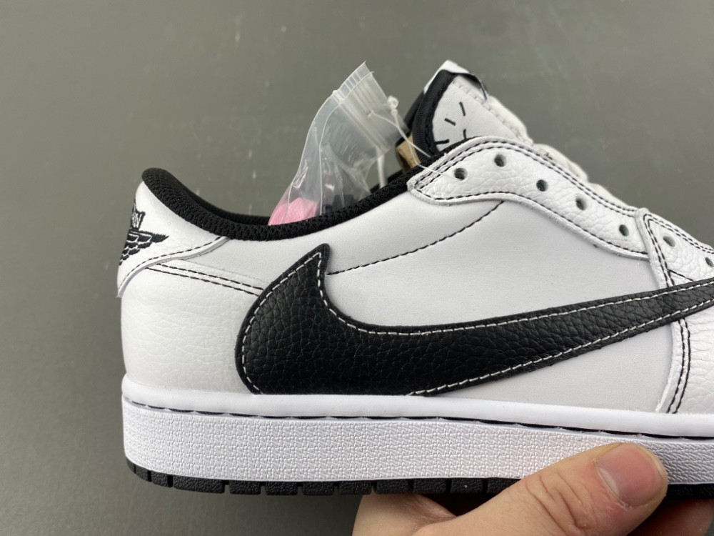 Travis Scott x AJ 1 Low Black White Phantom XZ6868 002